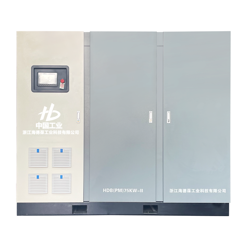 100 HK mikroolje dobbeltskrue totrinnskompressor